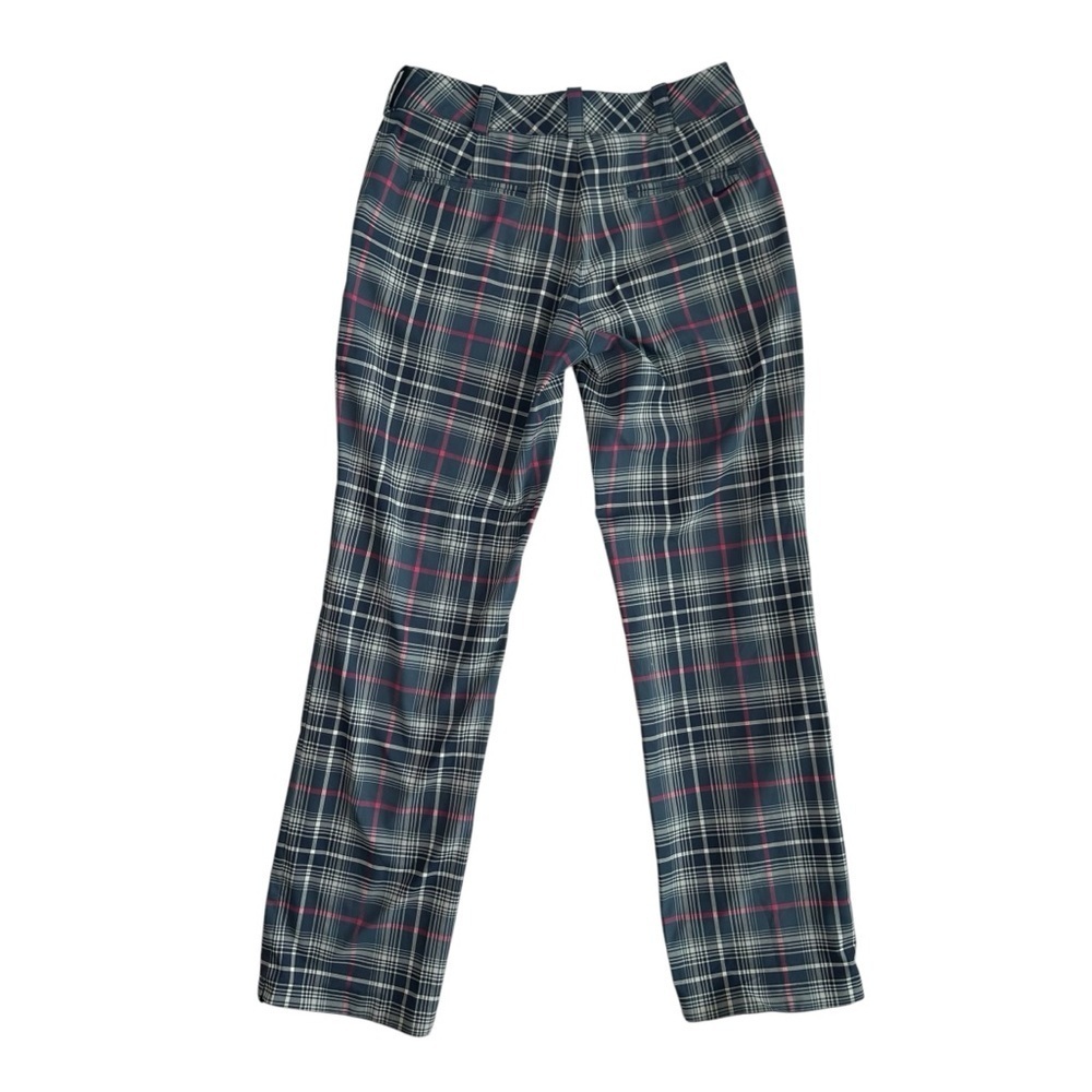 Nike Golf Women’s Tour Performance Dri-FIT Pants – Blue & Pink Plaid – Size 4 P - Picture 7 of 9
